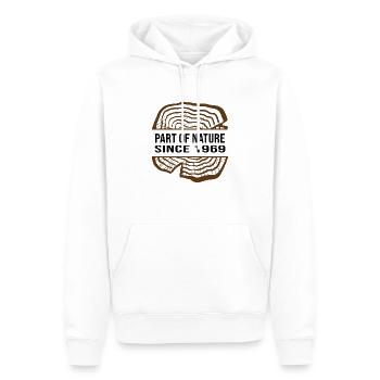 1969 geburtstag 53 jahre jubiläum jahresringe baum - Männer Premium Bio Hoodie - Weiß - Vorne - Nico (187cm)
