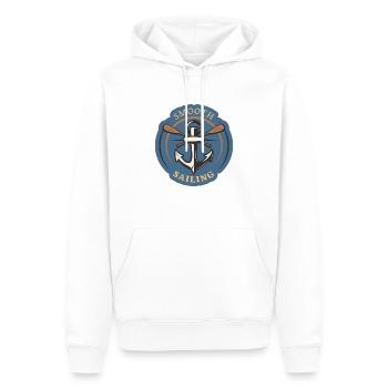 Wassersport - Männer Premium Bio Hoodie - Weiß - Vorne - Nico (187cm)