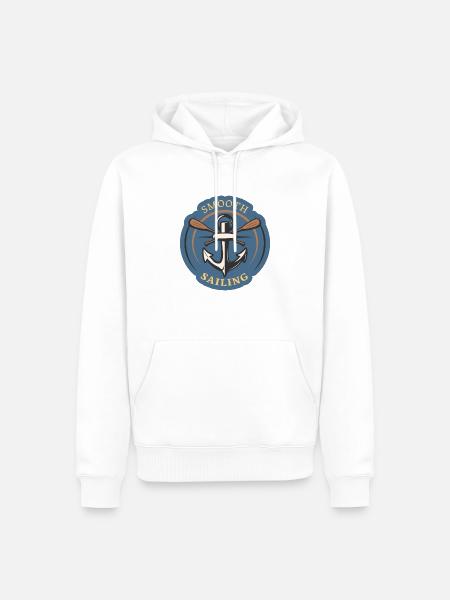 Wassersport - Männer Premium Bio Hoodie - Weiß