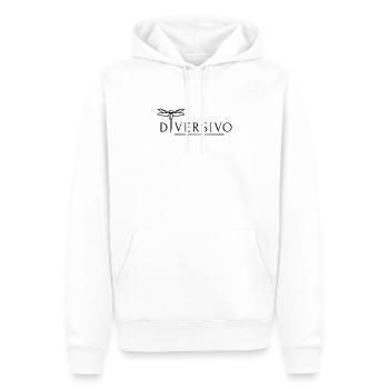 AMUSEMENT - Sweat à capuche Premium bio Homme - blanc - Devant - Nico (187cm)