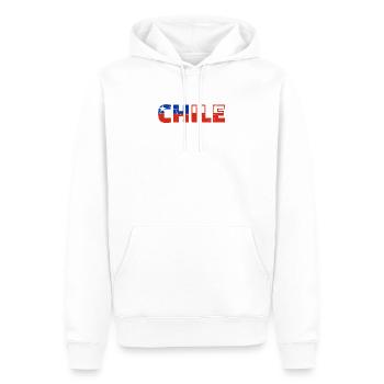 Chile - Männer Premium Bio Hoodie - Weiß - Vorne - Nico (187cm)