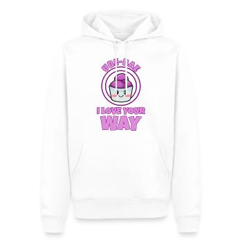 Philippinen Filipino Ube Nachtisch I Geschenk - Männer Premium Bio Hoodie - Weiß - Vorne - Nico (187cm)