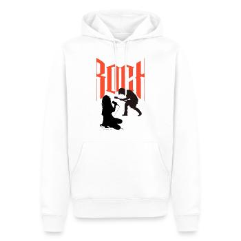 singer-guitarist - Men’s Premium Organic Hoodie - white - Front - Nico (187cm)