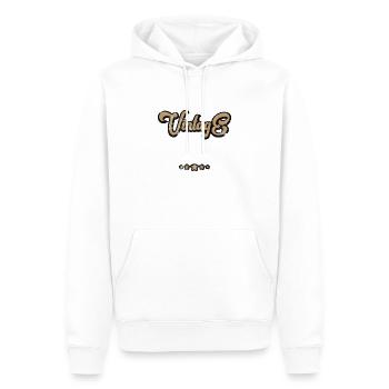 Millésime 1984 - Sweat à capuche Premium bio Homme - blanc - Devant - Nico (187cm)