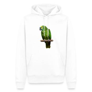 Vogel 1 - Männer Premium Bio Hoodie - Weiß - Vorne - Nico (187cm)