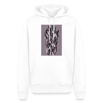 Camouflage Art Gris Foncé Gaming - Sweat à capuche Premium bio Homme - blanc - Devant - Nico (187cm)