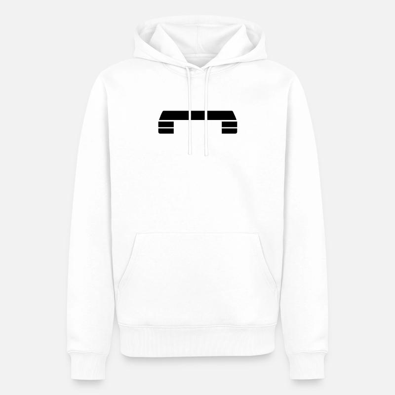 Aerobic - Männer Premium Bio Hoodie - Weiß