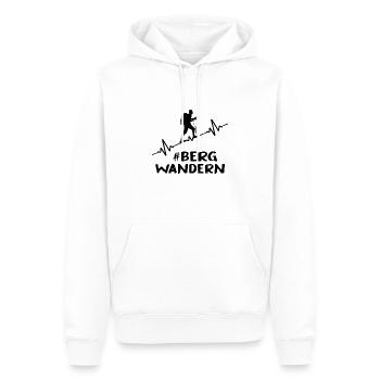 berge bergwandern servus alpin wanderung bergzeit - Männer Premium Bio Hoodie - Weiß - Vorne - Nico (187cm)