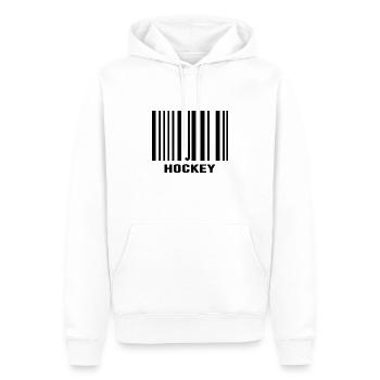 feldhockey hockey hockey hockeycoach - Sweat à capuche Premium bio Homme - blanc - Devant - Nico (187cm)