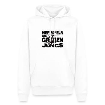 VOLLEYBALL Volleyballer Volleyball-Jungs - Männer Premium Bio Hoodie - Weiß - Vorne - Nico (187cm)
