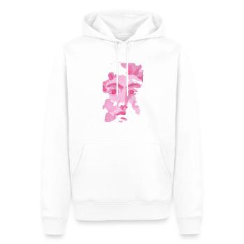 Bruchstücke - Männer Premium Bio Hoodie - Weiß - Vorne - Nico (187cm)