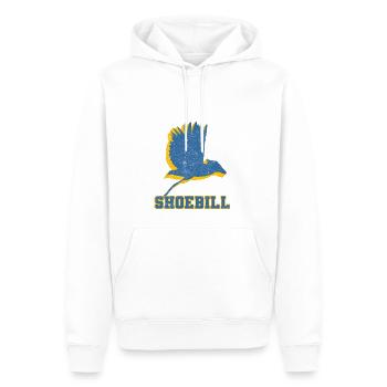 Schuhschnabel Vogel Ornithologe Wald I Geschenk - Männer Premium Bio Hoodie - Weiß - Vorne - Nico (187cm)