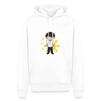 Philippinen Filipino Flagge Stolz I Geschenk - Männer Premium Bio Hoodie - Weiß - Vorne - Nico (187cm)