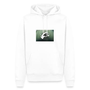 Final Projekt - Männer Premium Bio Hoodie - Weiß - Vorne - Nico (187cm)