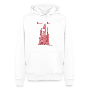 Gummibär - Männer Premium Bio Hoodie - Weiß - Vorne - Nico (187cm)