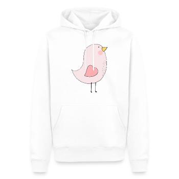 Vögelchen - Männer Premium Bio Hoodie - Weiß - Vorne - Nico (187cm)