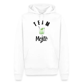 Team Mojito - Männer Premium Bio Hoodie - Weiß - Vorne - Nico (187cm)