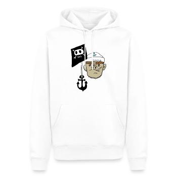 Matrose Hamburg - Männer Premium Bio Hoodie - Weiß - Vorne - Nico (187cm)