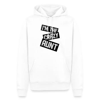 à The Crazy Aunt - Sweat à capuche Premium bio Homme - blanc - Devant - Nico (187cm)