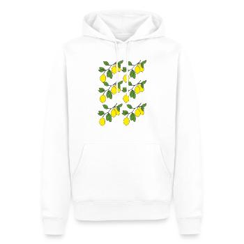 zitronenzweige - Männer Premium Bio Hoodie - Weiß - Vorne - Nico (187cm)