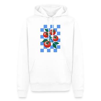 Tomaten und sommer - Männer Premium Bio Hoodie - Weiß - Vorne - Nico (187cm)