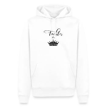 Tochter Gottes & Christliche Geschenke - Männer Premium Bio Hoodie - Weiß - Vorne - Nico (187cm)