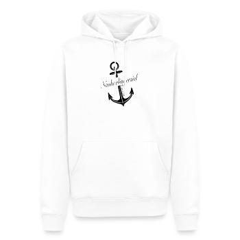 Neuharlingersiel - Männer Premium Bio Hoodie - Weiß - Vorne - Nico (187cm)