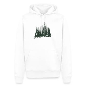 Schwarzwaldmädel - Männer Premium Bio Hoodie - Weiß - Vorne - Nico (187cm)
