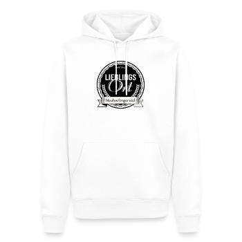 Lieblingsort Neuharlingersiel - Männer Premium Bio Hoodie - Weiß - Vorne - Nico (187cm)