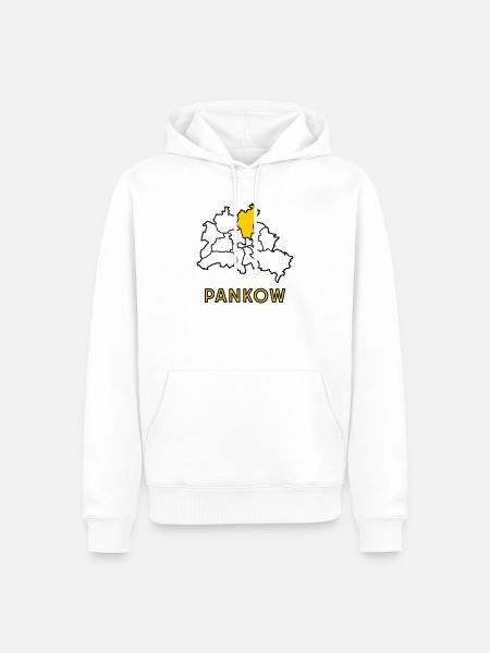PANKOW, a district of Berlin - Men’s Premium Organic Hoodie - white
