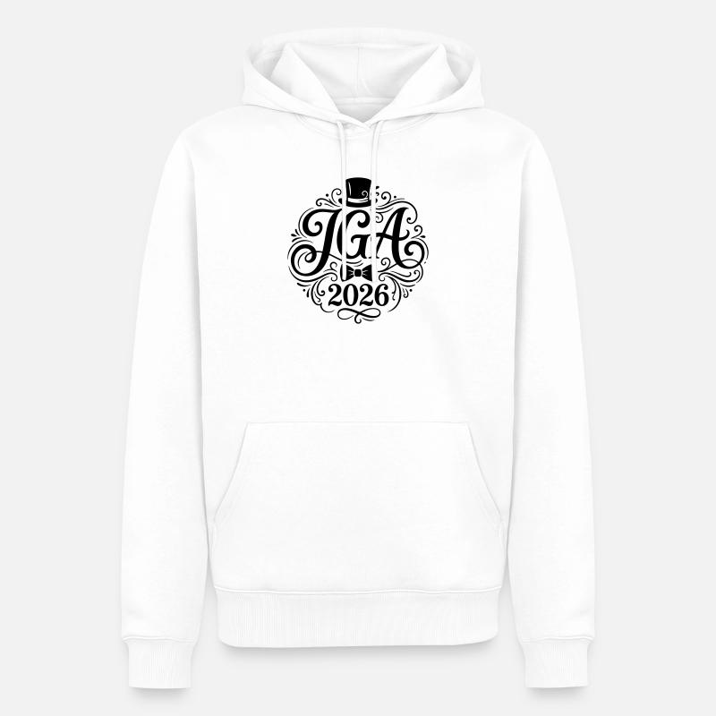 Jga 2026 Junggesellenabschied - Männer Premium Bio Hoodie - Weiß
