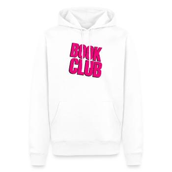 Bookclub! - Männer Premium Bio Hoodie - Weiß - Vorne - Nico (187cm)