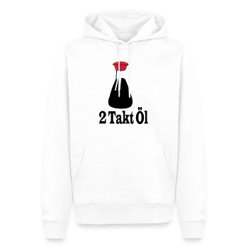 2 Takt Öl Oel - Männer Premium Bio Hoodie - Weiß - Vorne - Nico (187cm)