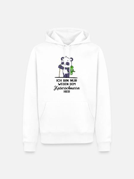 bergwandern kaiserschmarrn alpin via ferrata alm - Männer Premium Bio Hoodie - Weiß