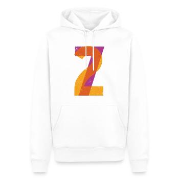 72 White Shirts - Männer Premium Bio Hoodie - Weiß - Vorne - Nico (187cm)