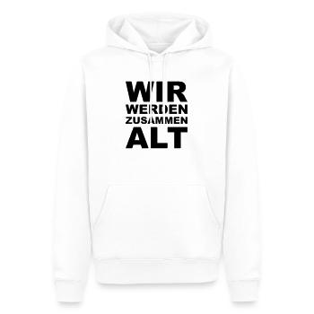 Zusammen alt - Männer Premium Bio Hoodie - Weiß - Vorne - Nico (187cm)