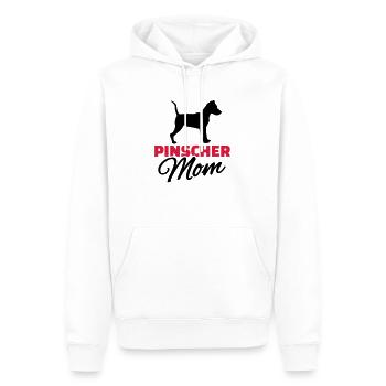 Zwergpinscher - Männer Premium Bio Hoodie - Weiß - Vorne - Nico (187cm)