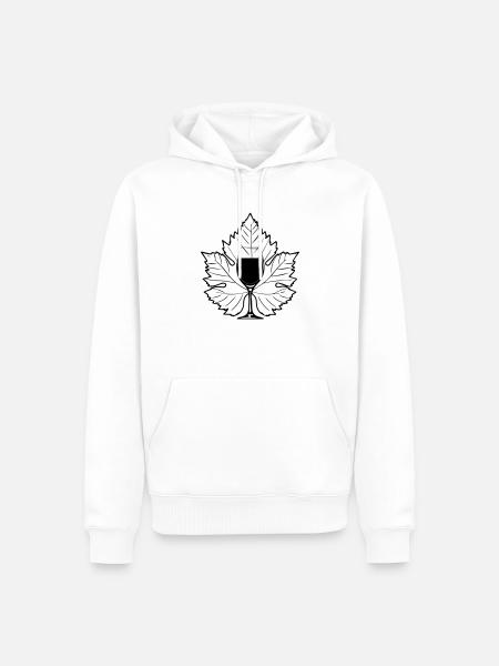 Wine grapes - Men’s Premium Organic Hoodie - white