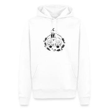 Norwegenliebe - Männer Premium Bio Hoodie - Weiß - Vorne - Nico (187cm)