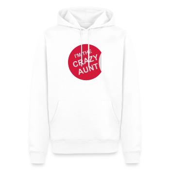 à The Crazy Aunt - Sweat à capuche Premium bio Homme - blanc - Devant - Nico (187cm)