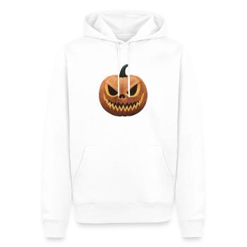 Halloween Pumpkin - Sweat à capuche Premium bio Homme - blanc - Devant - Nico (187cm)