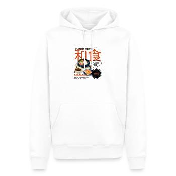 Japan - Japanese Food - Asia - Asien - Essen - Männer Premium Bio Hoodie - Weiß - Vorne - Nico (187cm)