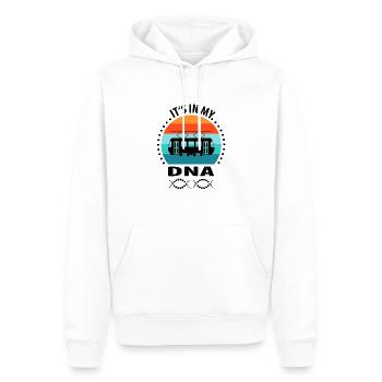 Straßenbahnfahrer Straßenbahn Stadtbahn Tram - Männer Premium Bio Hoodie - Weiß - Vorne - Nico (187cm)