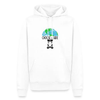 Naturschutz Klima Naturschützer Meer - Männer Premium Bio Hoodie - Weiß - Vorne - Nico (187cm)