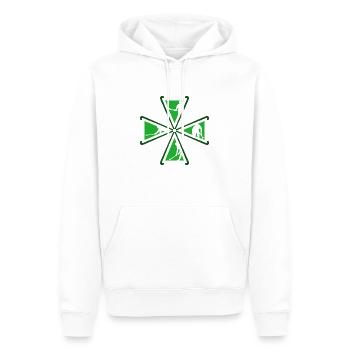 Hockey Hockey Club Joueurs de hockey Hockey - Sweat à capuche Premium bio Homme - blanc - Devant - Nico (187cm)