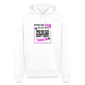 Bachelorette Party Crew Junggesellinnen Frau Drink - Männer Premium Bio Hoodie - Weiß - Vorne - Nico (187cm)