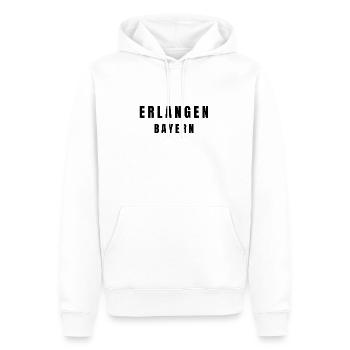 Erlangen Bayern - Männer Premium Bio Hoodie - Weiß - Vorne - Nico (187cm)