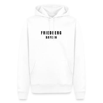Friedberg Bayern - Männer Premium Bio Hoodie - Weiß - Vorne - Nico (187cm)