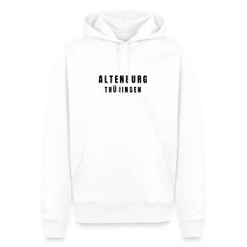 Altenburg, Thuringe - Sweat à capuche Premium bio Homme - blanc - Devant - Nico (187cm)