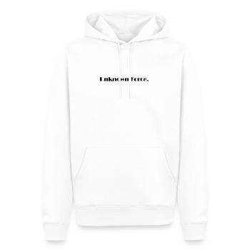 Unknown Force - Men’s Premium Organic Hoodie - white - Front - Nico (187cm)